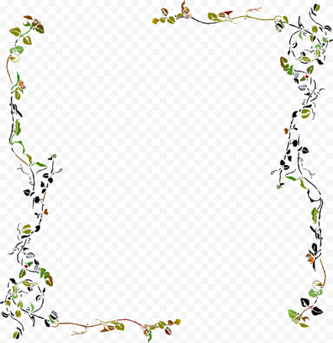 Leaf Frame PNG Clipart