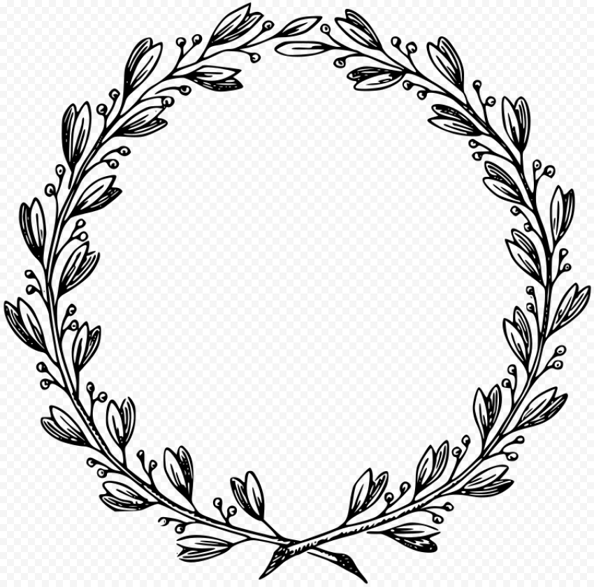 Leaf Frame PNG HD