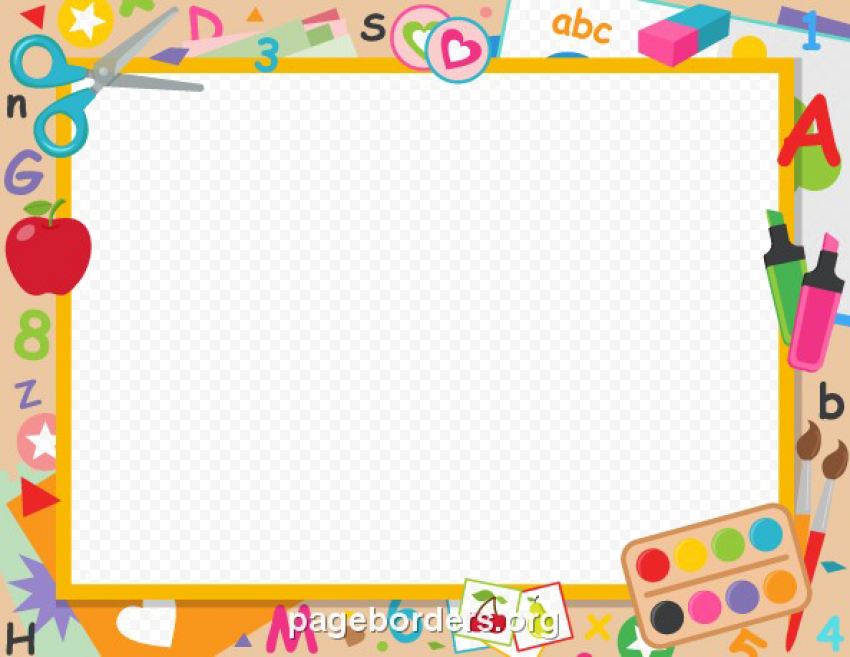 School Border PNG Free Download