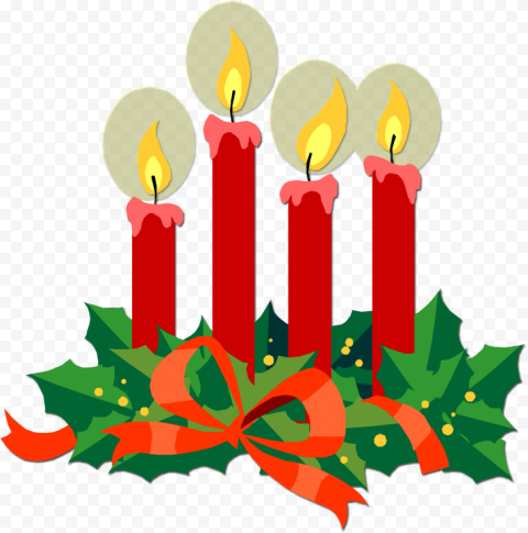 Advent Candle PNG Isolated HD