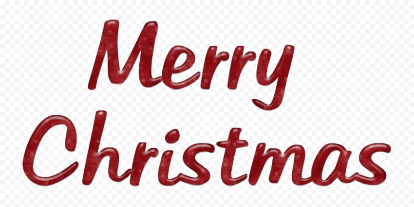 Christmas Word PNG Image