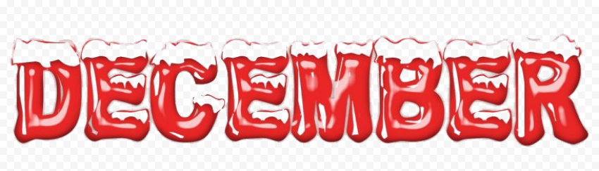 Christmas Word PNG Transparent Image