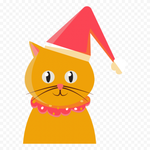 Cat Christmas PNG HD