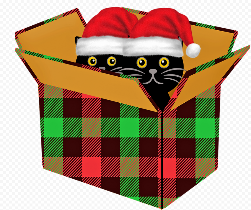 Cat Christmas Transparent Images PNG