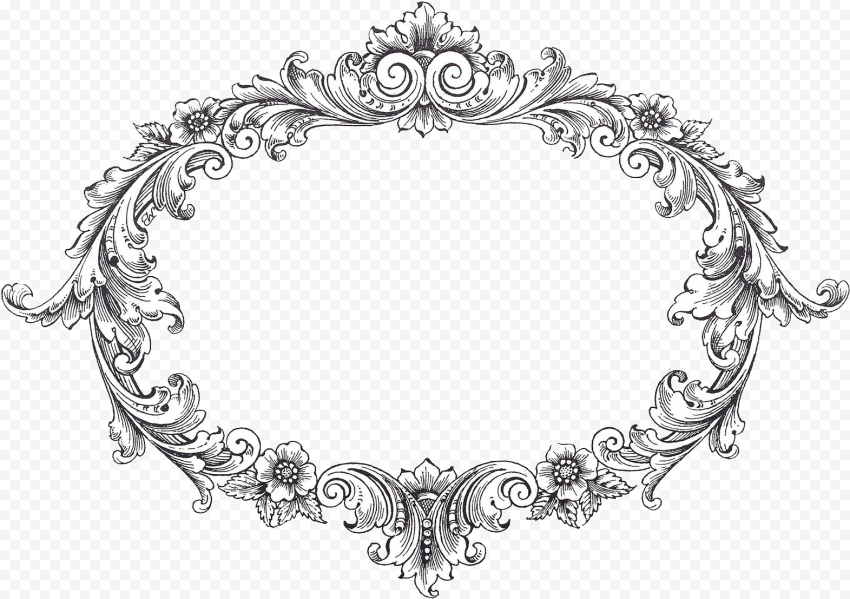 Antique Border PNG File