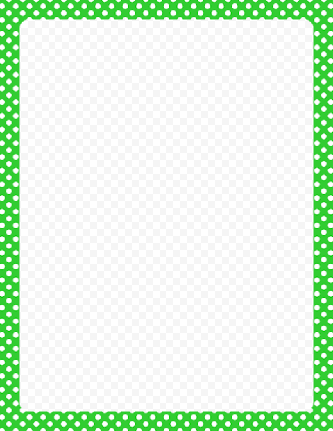 Lime Border Frame PNG HD