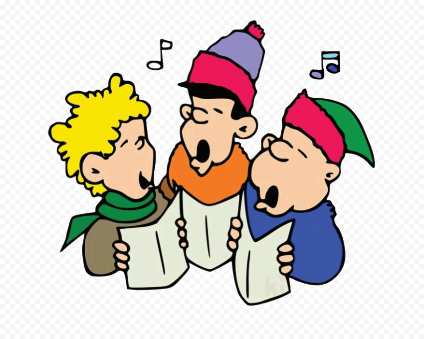 Christmas Caroling PNG HD