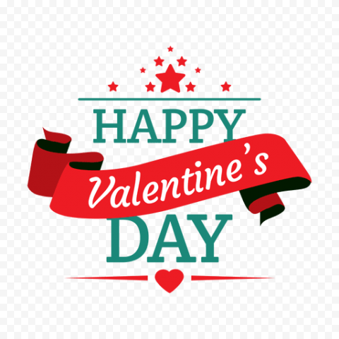 Heart Valentines Day Text PNG Clipart