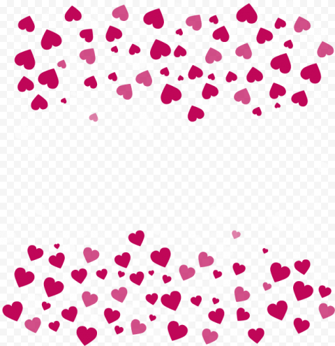 Valentines Day Border Pink Clipart PNG
