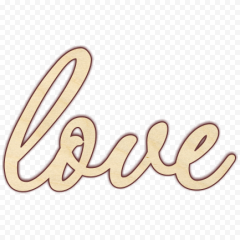 Love Wood PNG Image