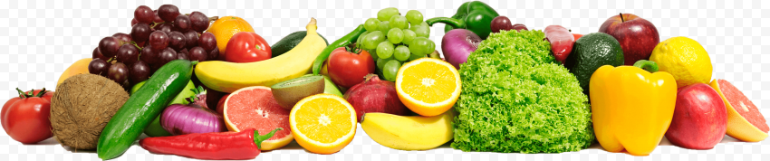 Fresh Fruits And Vegetables Transparent Background