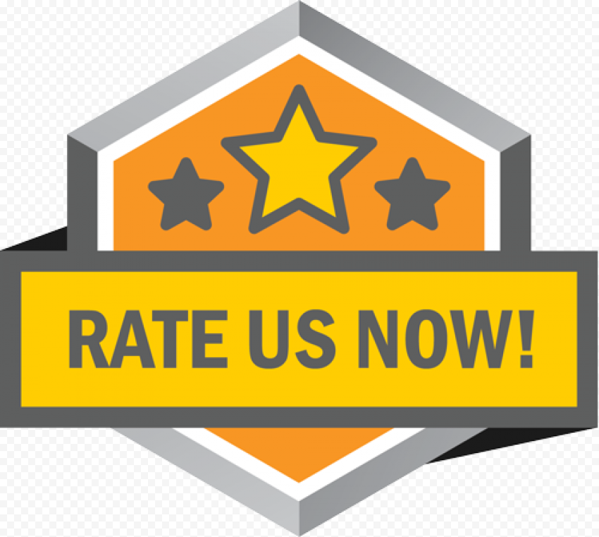 Rate Us PNG Background Image