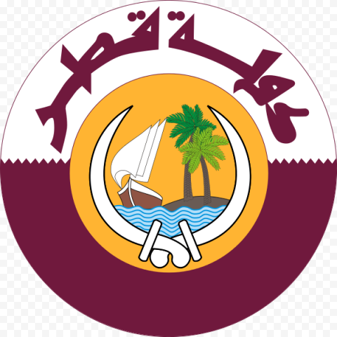 Emblem of Qatar Persian Gulf Coat of arms Flag of Qatar, decal, emblem, flag, logo