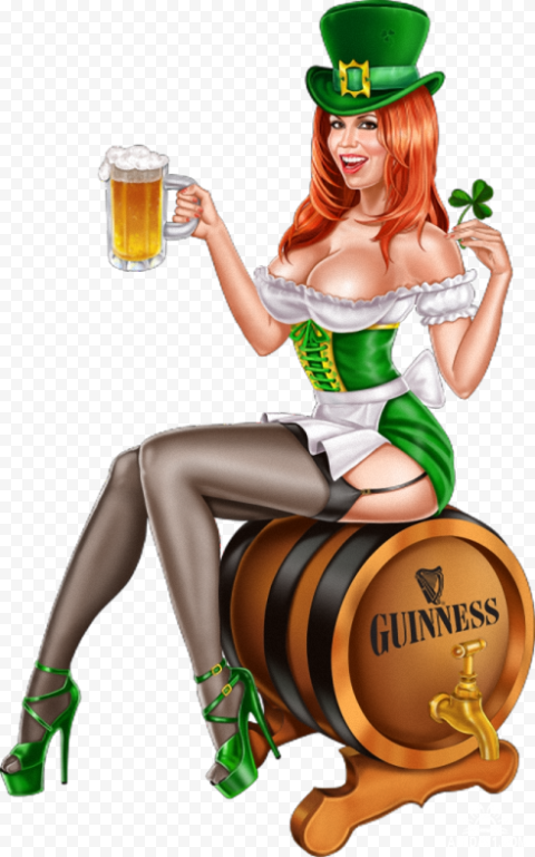 Saint Patrick's Day Happy St  Patrick's Day Pin up girl Irish people 17 March, Leprechaun