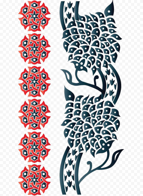 Islamic geometric patterns Visual design elements and principles, Islamic features border decoration, border, frame, decorative