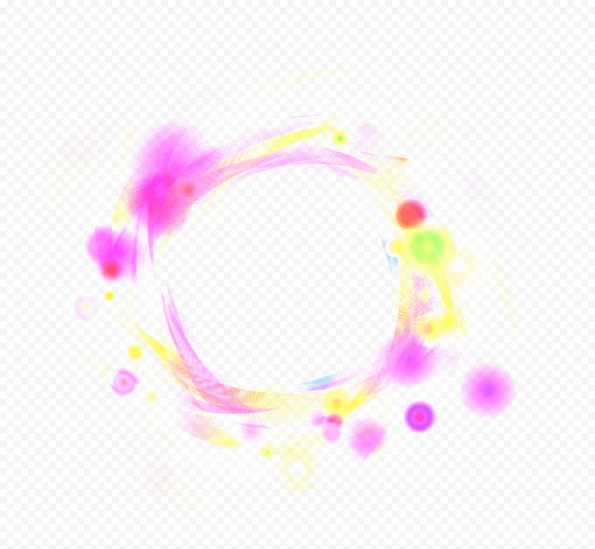 Pink Color effect circle