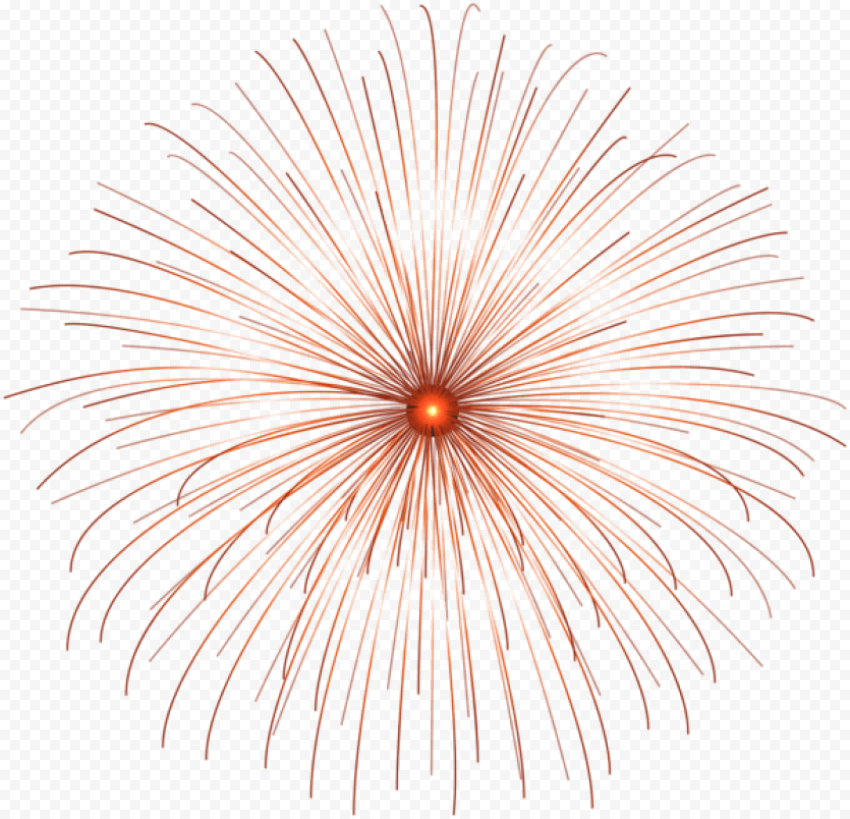 red firework circle
