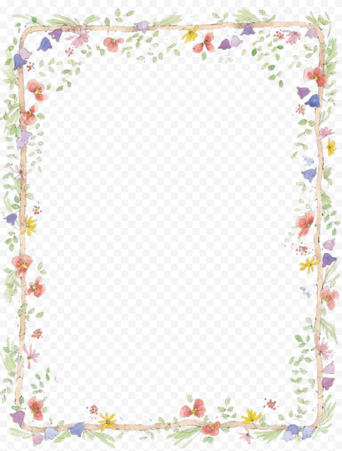 flowers borders download png 759x1000