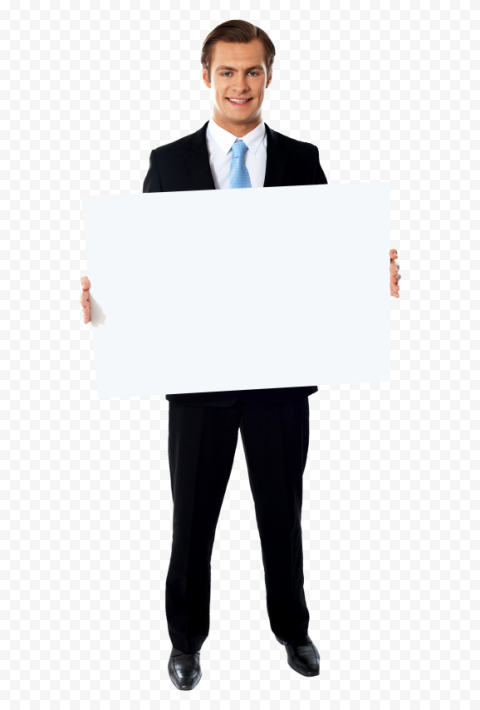 businessmen holding banner 3107x4594