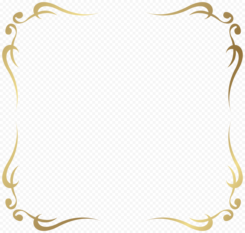 Gold border frame, Frames, Frame Border, template, presentation, gold