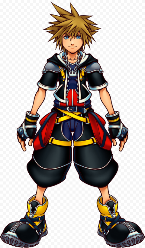 sora from kingdom hearts PNG image with transparent background