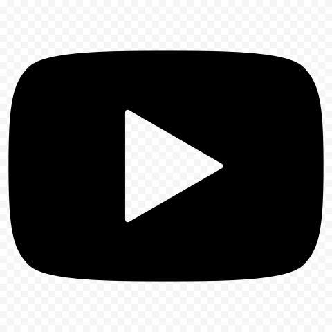 Black play button icon, YouTube Computer Icons Social media, play button, angle, rectangle, triangle