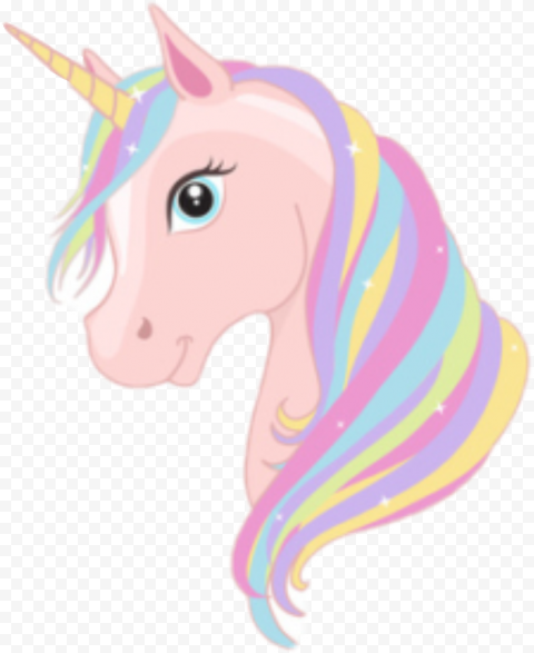 Unicorn, pink unicorn, horse, head, fictional Character