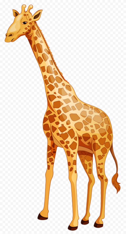 Brown giraffe illustration, Baby Giraffes Cartoon Northern giraffe, giraffe, mammal, painted, image File Formats