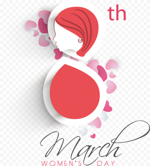 March 8th Women's Day illustration, International Womens Day March 8 Woman, Women's Day element, love, child, holidays