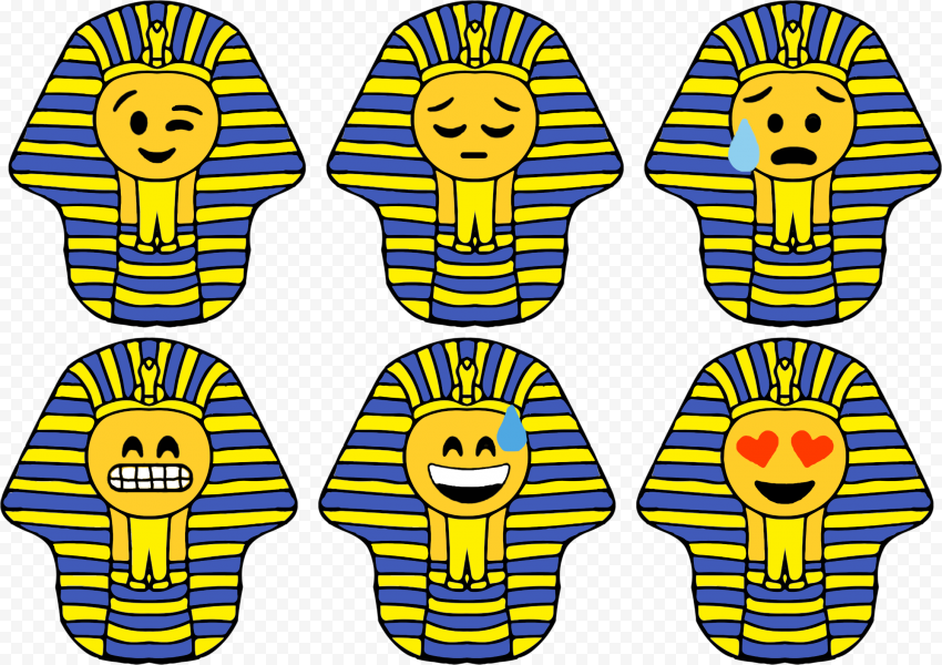 Ancient Egypt Smiley Pharaoh Emoticon, pharaoh, love, text, symmetry