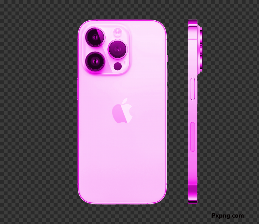 Download HD iPhone 14 PRO PINK PNG IMG