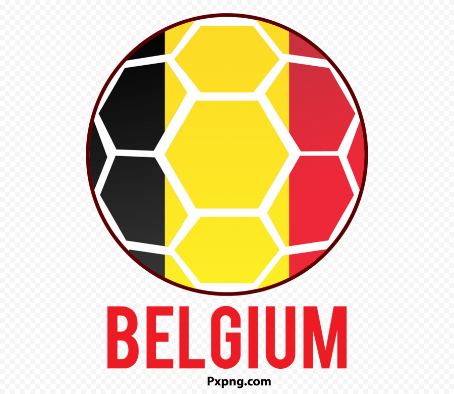 HD Flag Belgium in football PNG