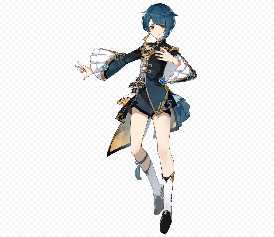 HD Xingqiu Character Genshin Impact png