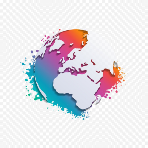 Abstract World Map Transparent PNG Free download