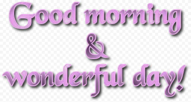 Good Morning PNG File png FREE DOWNLOAD
