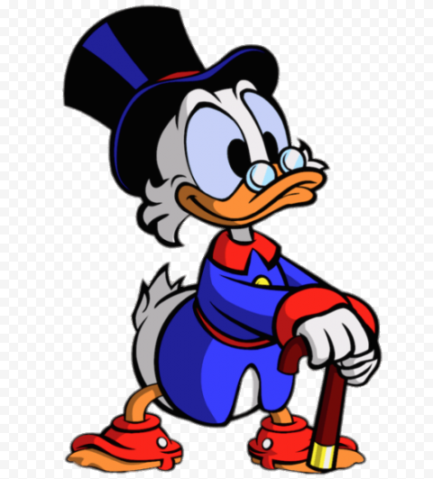 Scrooge McDuck PNG Clipart png anime download 