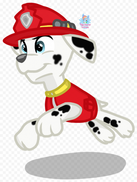 Character Paw Patrol Marshall Brave Rainbow Eevee PNG