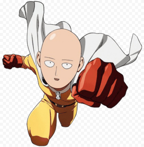 Character One Punch Man Saitama PNG Picture