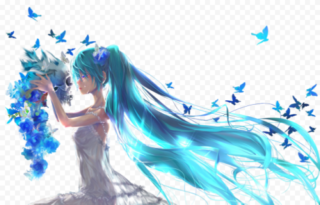  DOWNLOAD Miku Hatsune PNG Clipart Background