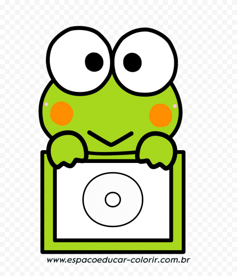 Anime Keroppi Frog PNG Image