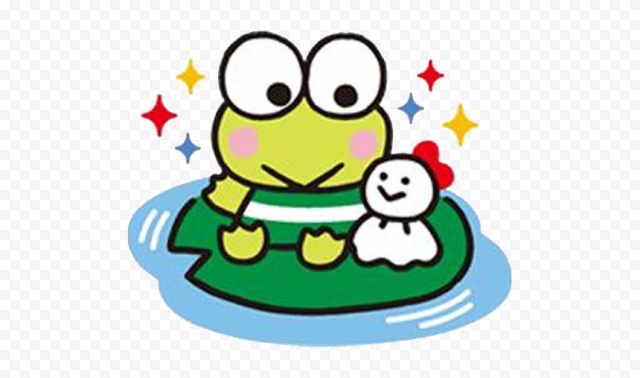 Anime Keroppi Frog PNG Transparent Image