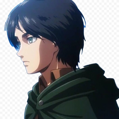 character Eren Yeager PNG Transparent Picture