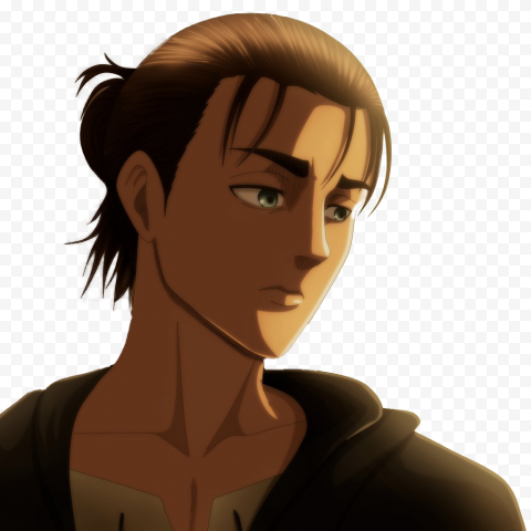 character Eren Jaeger PNG Transparent