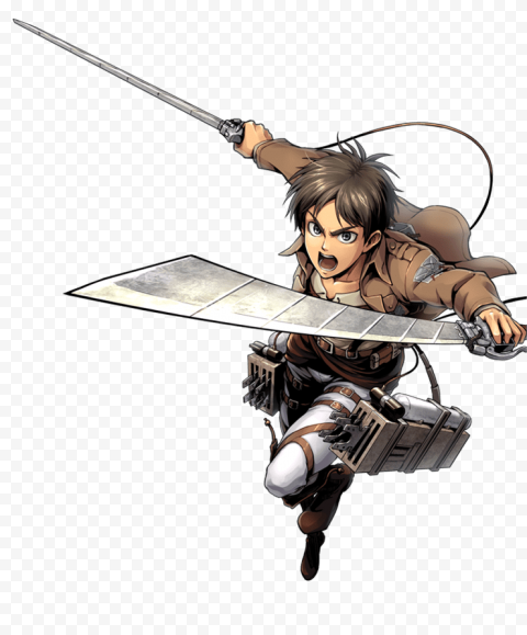 character Eren Jaeger Download PNG Image