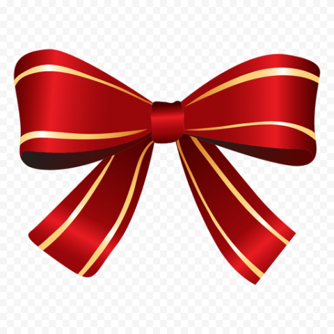 ribbon red necktie for christmas