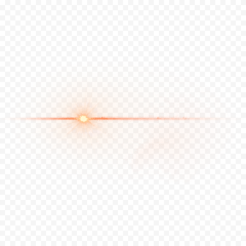 orange lens flare transparent