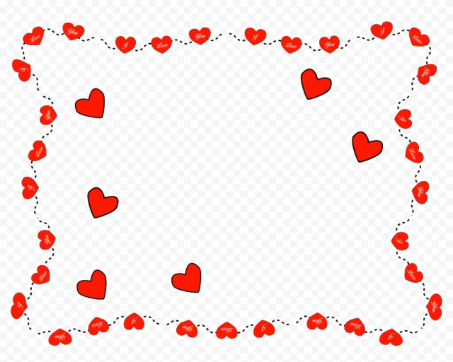 Valentine Frame PNG Free Download