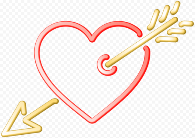 Download Png image heart and arrow transparent