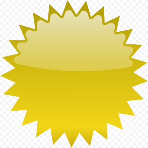 Download png image Gold Starburst Transparent 