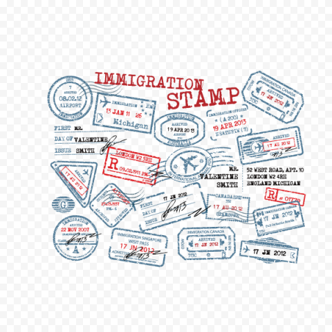 stamp lot, Rubber stamp Passport stamp Seal Postage stamp, Decorative pattern,Press passport stamp,Hand Painted, watercolor Painting, text